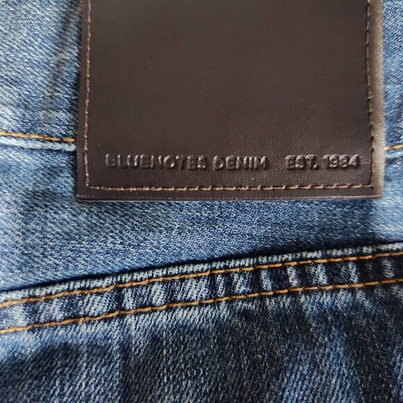 Bluenotes Brodie Jeans Men's 38 x 30 Slim Straight Fit Mid Rise Denim Jeans - Picture 10 of 10